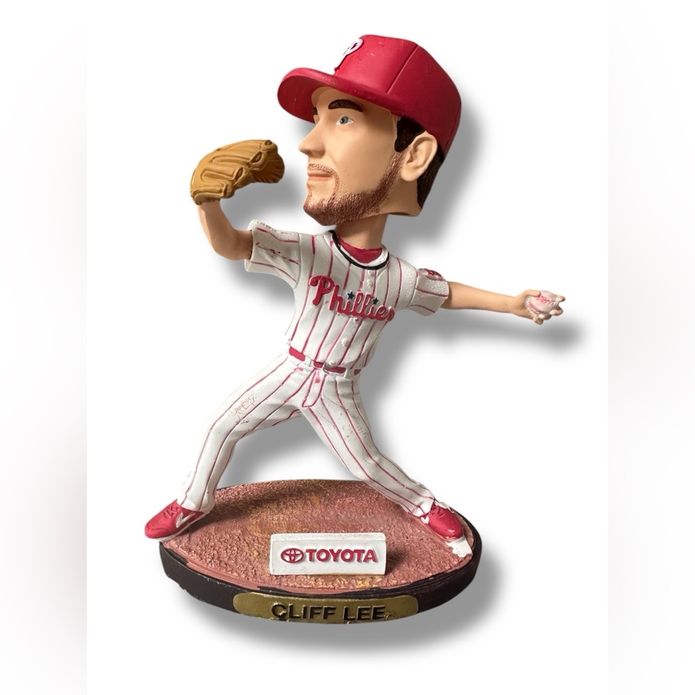 2012 CLIFF LEE BOBBLE HEAD PHILLIES COLLECTOR'S EDITION TOYOTA